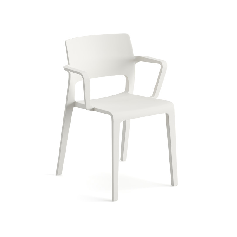 Juno 02 Chairs 4 Legs With Armrests | Arper US